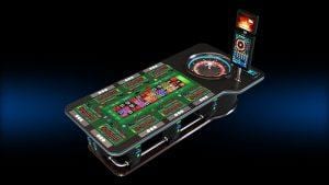 Luxury roulette touch screen table