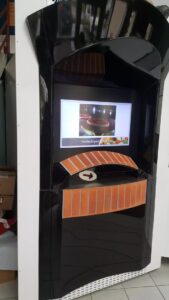 Zytronic touch sensors featured in a touch kiosk to deliver pizza orders in France