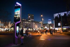 Zyntronic and Citybeacon interactive kiosk in Eindhoven