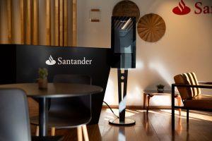 Zytronic MPCT in a Santander work cafe