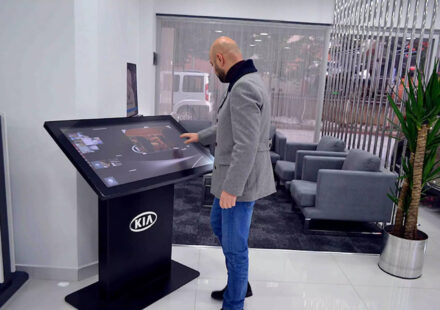 Zytronic Touch technology being used at Kia