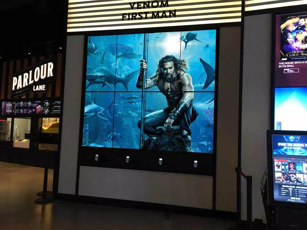 A Zytronic multi touch cinema wall