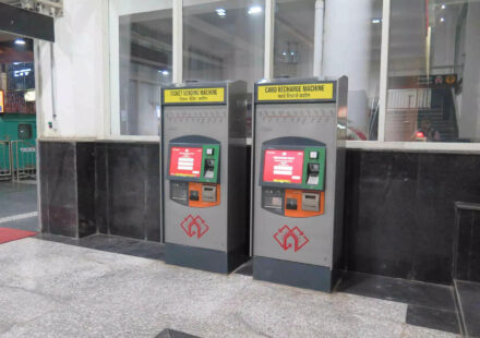 Lucknow Metro ticket kiosks using Zytronic touchscreen technology