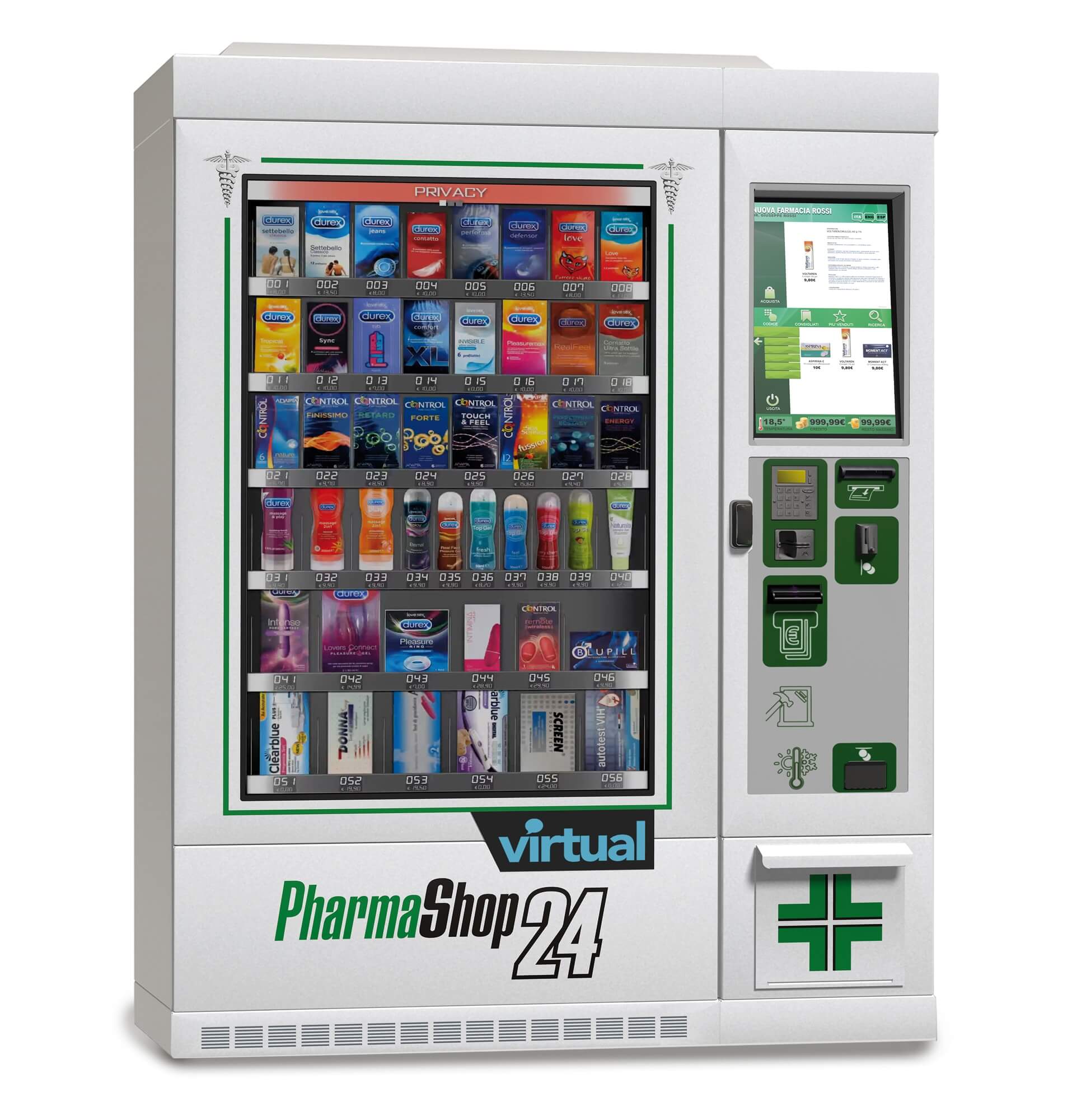 Zytronics touch technology used in PharmaShop24 interactive vending machine